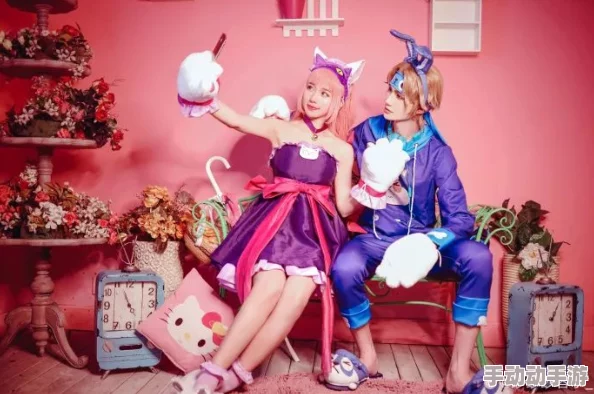 柚子猫COS情人节礼物：可爱角色扮演带来的甜蜜惊喜与浪漫氛围的完美结合