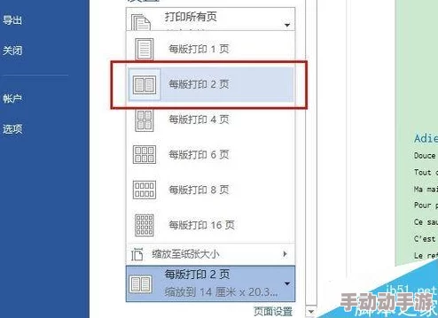 打印怎么把两页打成一页打印技巧分享双面打印A4合并教程轻松上手