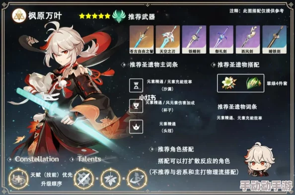 万叶圣遗物推荐助你轻松满星深渊速刷风伤扩散毕业 万叶圣遗物推荐助你轻松满星深渊速刷风伤扩散毕业