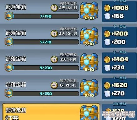 皇室战争新版部落宝箱:各级皇冠需求与总奖励全解析 皇室战争新版部落宝箱:各级皇冠需求与总奖励全解析