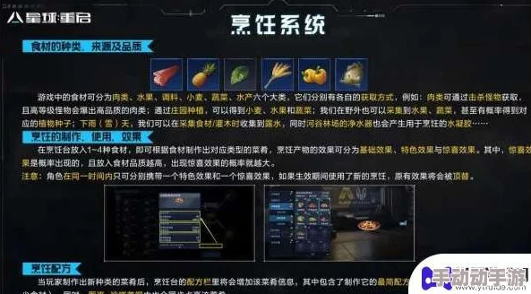 深度解析星球重启游戏中提升战斗抗性类食谱全览与效用探讨 深度解析星球重启游戏中提升战斗抗性类食谱全览与效用探讨